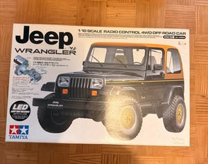 Vintage Use Tamiya RC 1/10 Jeep Wrangler 4WD 58141 CC01 Chassis Motor Upgrade