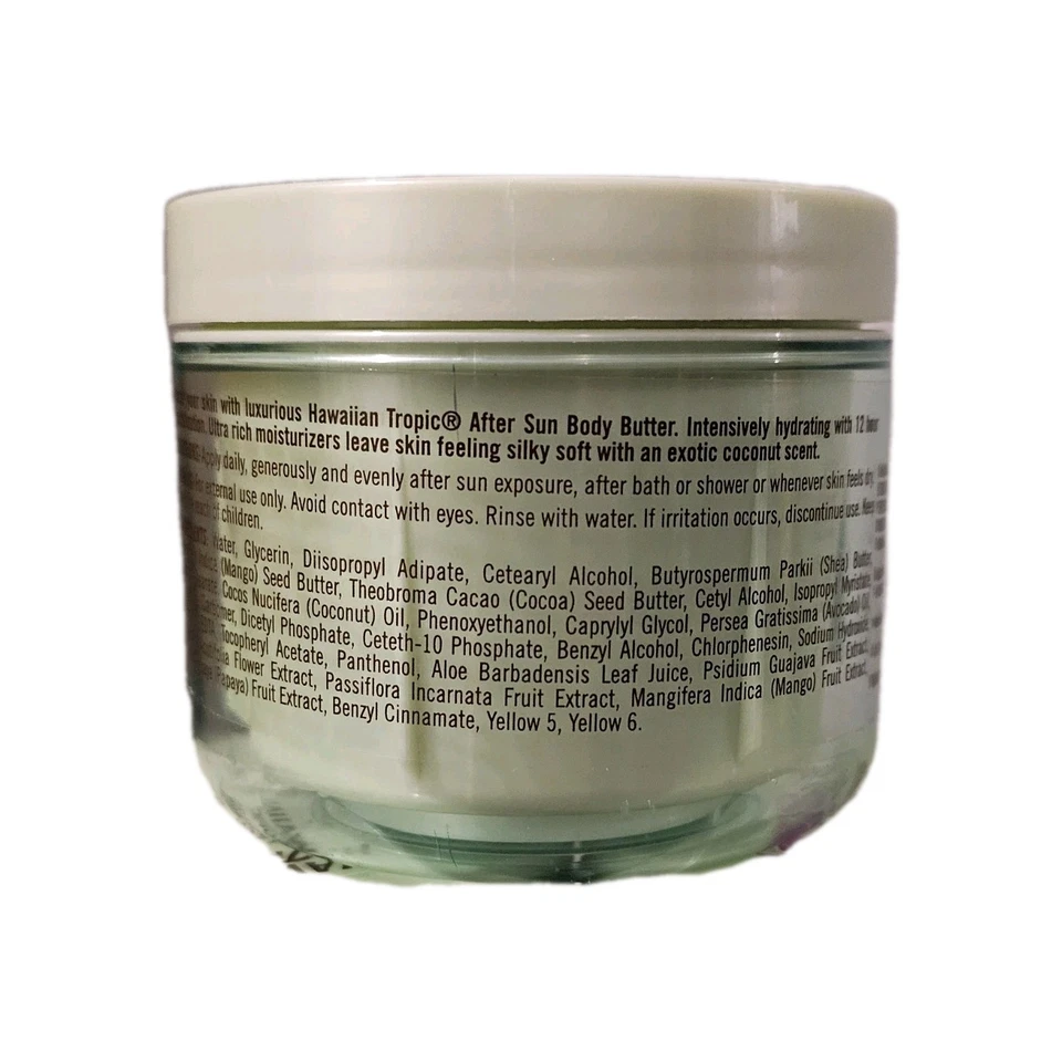 (3) Manteca corporal Hawaiian Tropic After Sun con aceite de coco, 8 oz x 3, tamaño completo  Foto 3 de 4