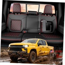 Car Seat Covers for Chevy Silverado GMC Sierra 1500 2019-2026 Custom Fit,