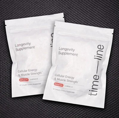 2-Pack Timeline Mitopure Urolithin A 500mg 60 Softgels Longevity Supplement!!!