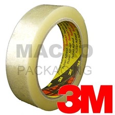 6 x Rolls of 3M Scotch CLEAR Packing Tape 25mm x 66m