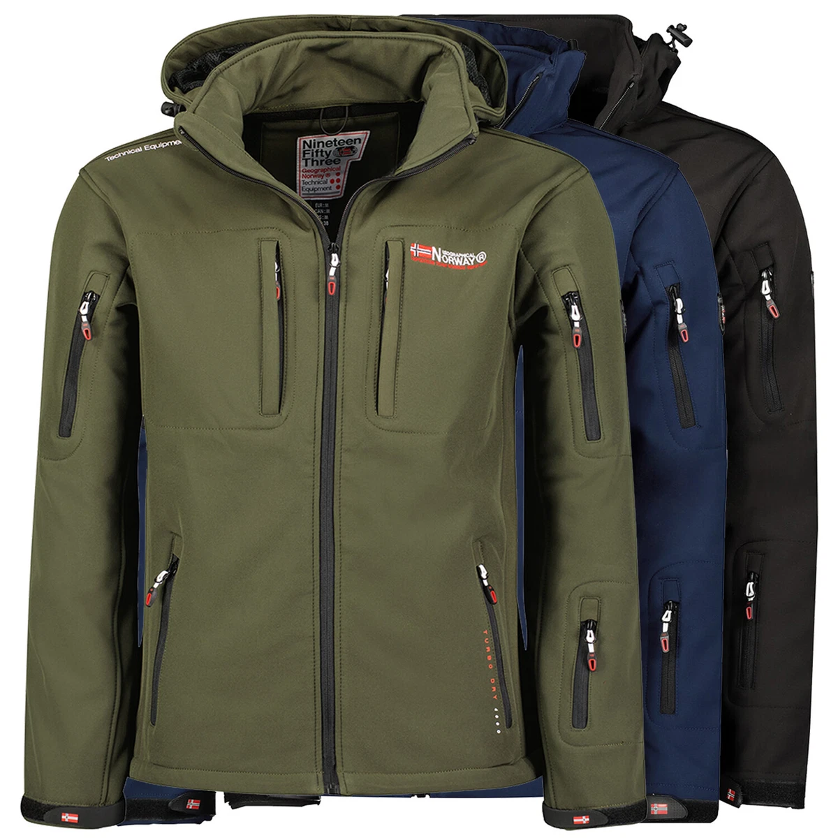 Geographical Norway Hombre Softshell Chaqueta S-XXX Lluvia de Deporte