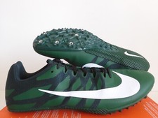 NIKE ZOOM RIVAL S "TRACK SPIKES" GORGE GREEN-WHITE SZ 15 907564-300 