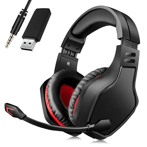 Microphone BEAVIIOO 2.4G Gaming Headset 