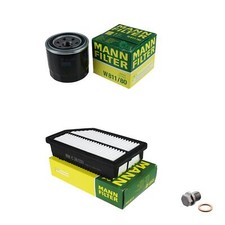 MANN-FILTER Inspektionspaket Filterset passend für KIA Soul II 1.6 CVVT PS
