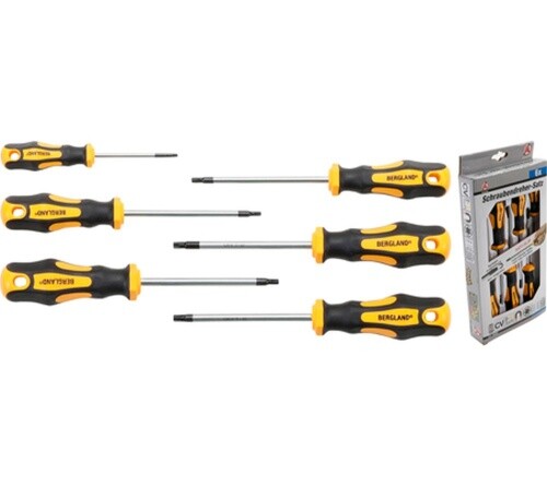 Bgs Diy Schraubendreher-Satz | T-Profil (FüR Torx) T10 - T30 | 6-Tlg.-image