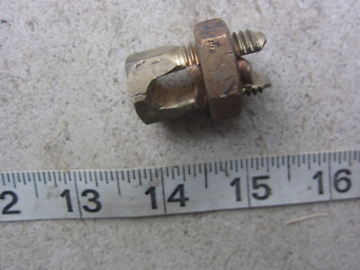 PU Penn-Union S-2-S #2 STR Split-Bolt Connector, Used