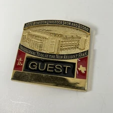 Houston Livestock Show And Rodeo Pin 2003 Guest Reliant Park Inaugural Year