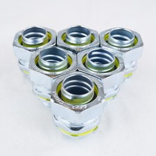   LOT OF 6  HUBBELL - 1" Liquid-Tight Straight Connector not insulated MALE