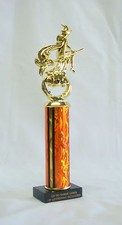 HALLOWEEN TROPHY WITCH  COSTUME PARTY WITCH / BROOM 5"OR TRUNK OR TREAT  