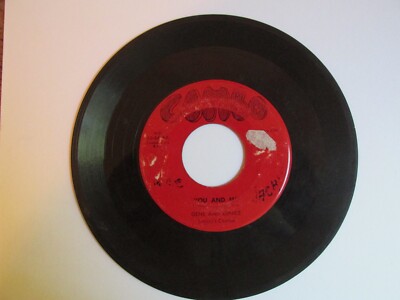 Vintage Vinyl 45 Gene & Eunice on Combo Ko Ko Mo - You And Me 