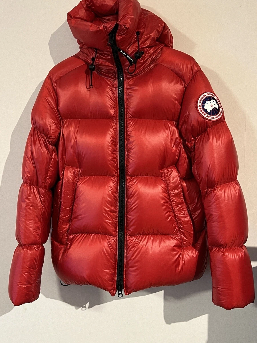 Canada Goose Red Crofton Puffer Down Hooded Jacket