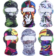 Thin Balaclava Face Mask UV Protection Ski Sun Hood Full Masks for Men Women
