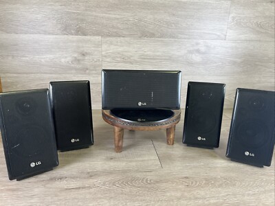 LG Surround Sound Speakers Model SB95SA-C Set Of 5 Front Rear Tv Speaker