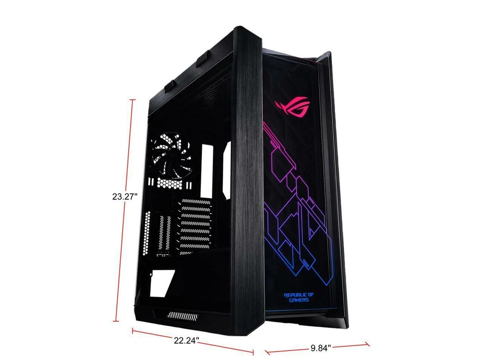 ASUS ROG Strix Helios GX601 RGB Torre Media Computadora para Juegos PC Estuche para EATX Foto 2 de 4