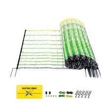 Electric Fence Netting - Chicken Fences for The Yard Semi-Rigid Net for Lives...