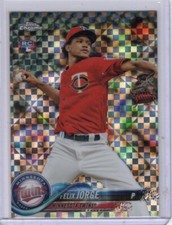 2018 Topps Chrome X-Fractor RC #127 Felix Jorge Minnesota Twins