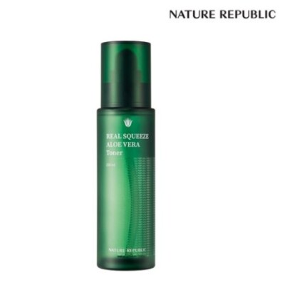 NATURE REPUBLIC Real Squeeze Aloe Vera Toner 150ml Korean Skin Care Made in kor