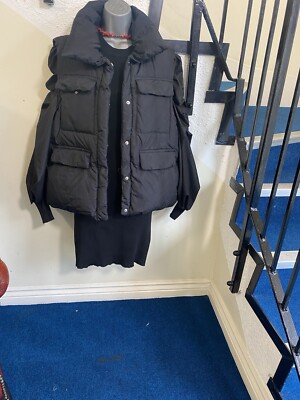 Threadbare at ASOS Black Ladies Gilet Size 12 