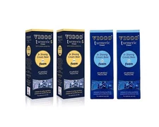 Vicco Men’s Shaving Cream Mega Pack - 2 Vicco Turmeric S-Shaving Cream + 2...