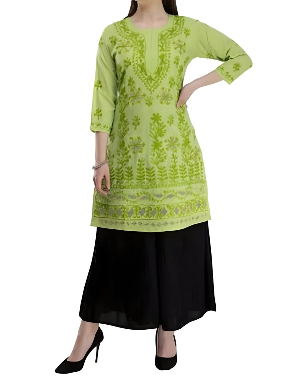 Chikankari Kurtas - Buy Handcrafted Chikankari Womens Kurtis Online – House  of Chikankari