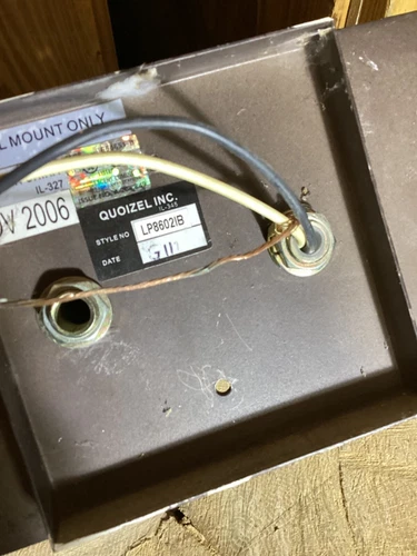 Quoizel LP86021B Glass Wall Sconce Lighting Shades 2 Dark Bronze Color - Picture 9 of 10