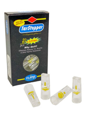 Tar Stopper Cigarette Filter Tip - Fujima (Display of 24 Boxes, 35 Pieces  Each)