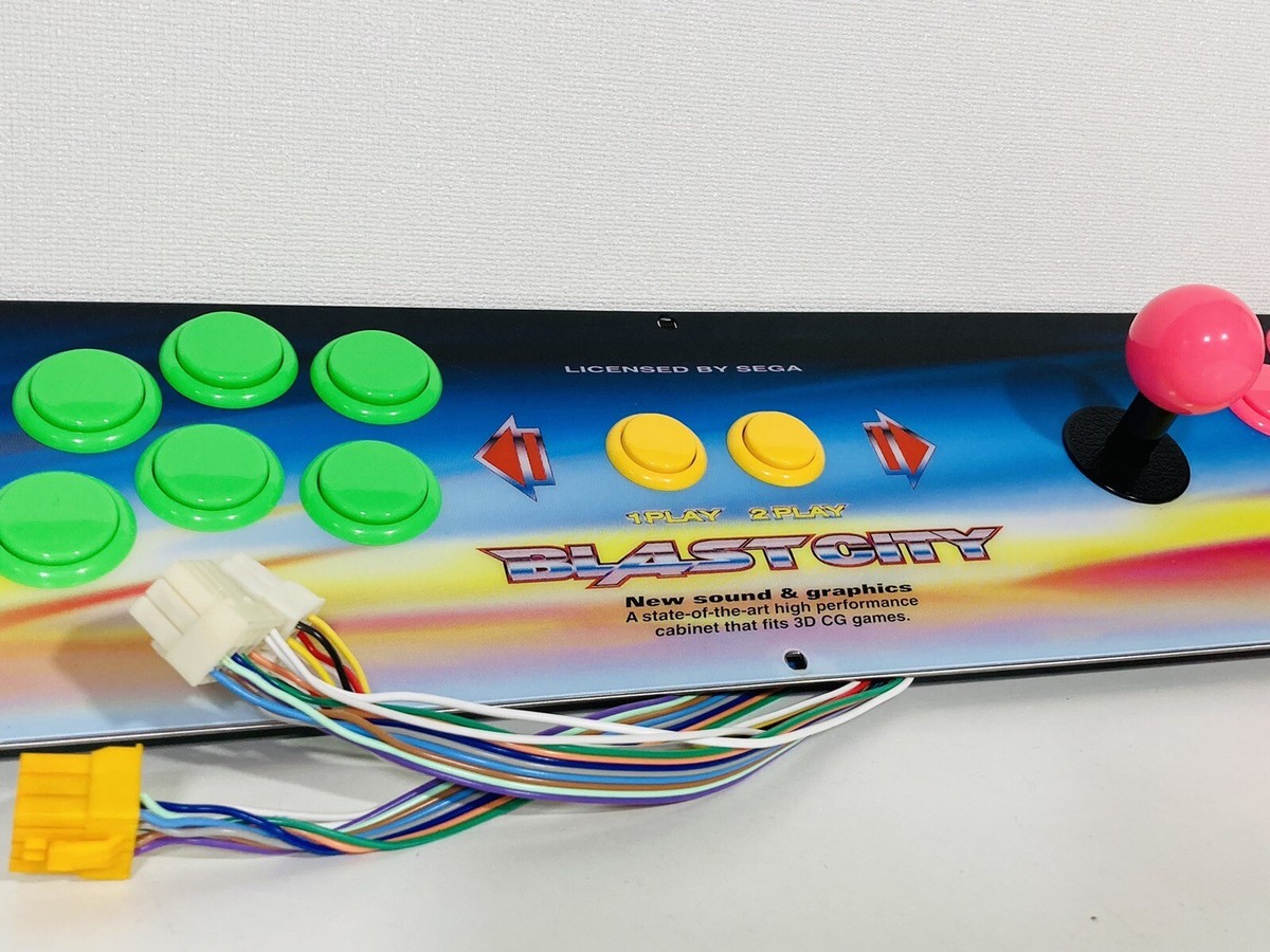BLASTCITY アーケードコントローラー New Genuine Stainless Steel Control Panel Sega Blast City