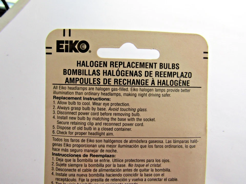 LÂMPADA DE HALOGÊNIO EIKO 6260SA 12V 60/60W 6260SABP HONDA YAMAHA ARTIC CAT jh - Imagem 4 de 4