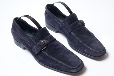 TODS Mens Blue Suede Leather Loafers Size 9 1/2 / US 11 | eBay