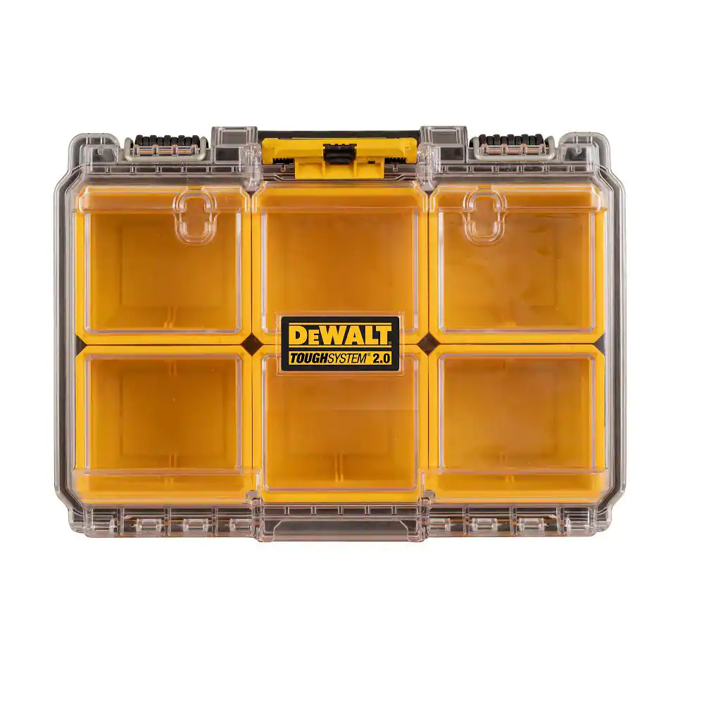 DEWALT TOUGHSYSTEM 2.0 6-Compartment Small Parts Storage Organizer 