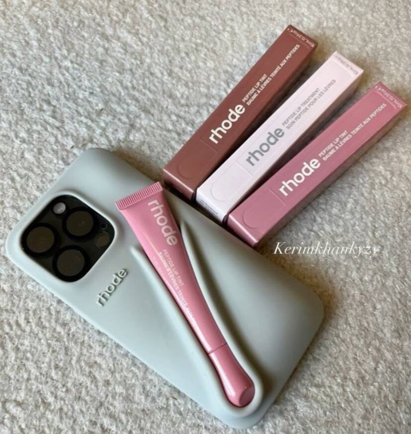 Rhode Beauty Pink Edged Phone Case Trending Tik Tok iPhone