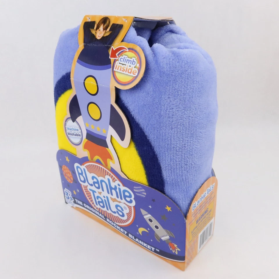 Blankie Tails Original Manta Cohete Escalada Niños Vellón Acurrucado Saco de Dormir Foto 4 de 4