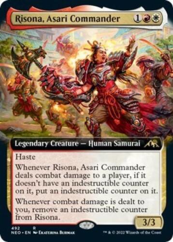 Risona, Asari Commander (Extended Art) -Foil Near Mint English MTG - Picture 1 of 1