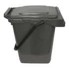1pc SULO MB25 Rubbish Bin 25 Litre Grey Kitchen Waste Bin Cosmetic Bin Pot