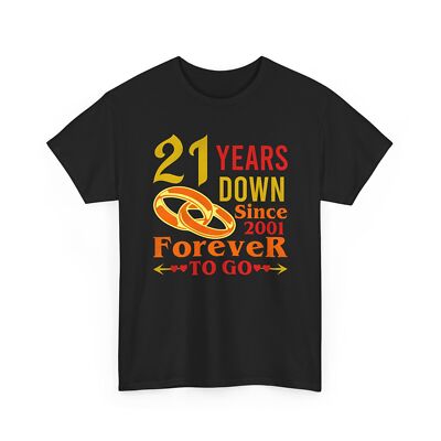 21 Jahre 2001 Forever T-Shirt, 21 Years Together T Shirt, X Mas Tee Top,