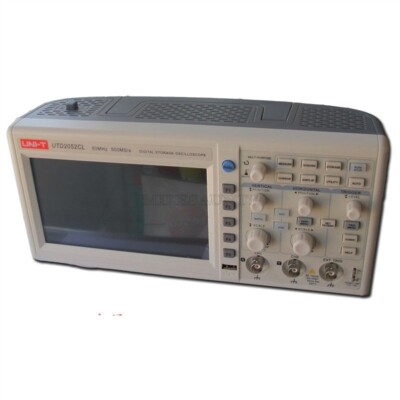 Uni-T UTD2052CL Digital Storage Oscilloscope 50Mhz 7'' Lcd 500Msa/S Sampling R cg