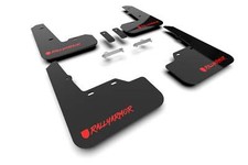 Rally Armor Black Mud Flap W Altered Font Red Logo For 2022-2024 Subaru Wrx