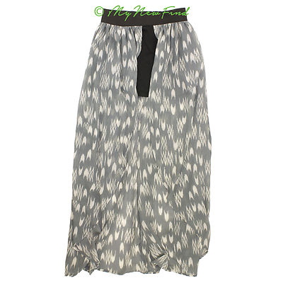 Mimi Chica Juniors Maxi Skirt Size S Black Green Layered Chiffon B22
