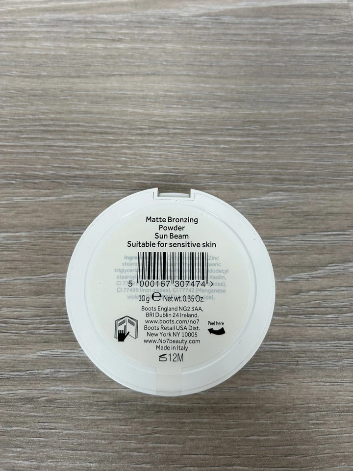 No7 Matte Bronzing Powder Sun Beam 10g Make Up Sensitive Skin Women’s Boots No7 - Image 2 of 3