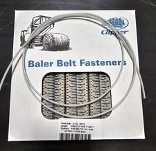 4-1/2 RHTX Clipper Lace Pack for 7" Baler Belt 10 Lace Strips 35" Cable per pack