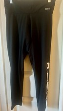 Pink Victoria Secret Ultimate LOGO Leggings Size Small. RARE FIND 