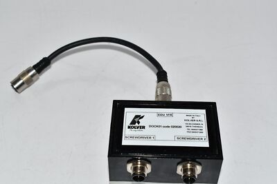 Kolver DOCK01 Dual Output Docking Station for EDU1FR Code 020020 Torque Screwdri