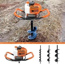 52cc 2Stroke Air-cooled Gas Powered Earth Auger Digging Machine Post Hole Digger