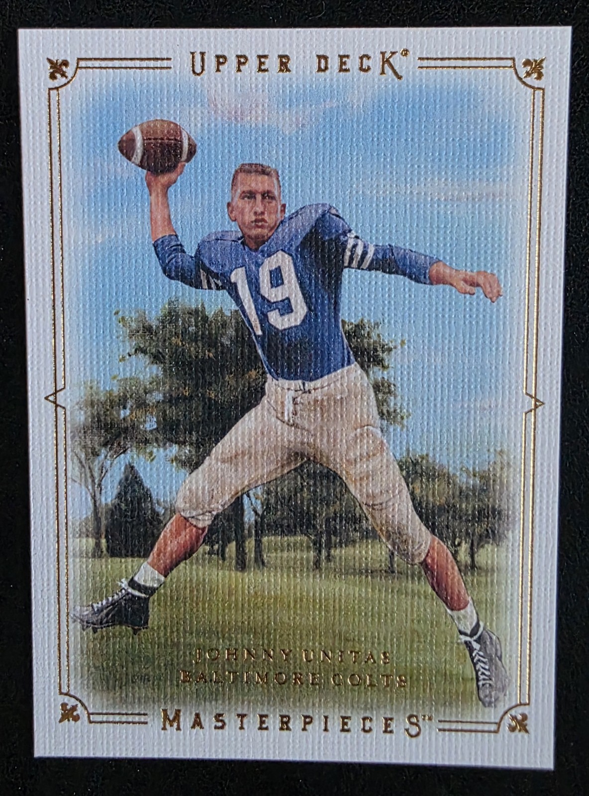 2008 Upper Deck Masterpieces Promo - Johnny Unitas #MPP10 Baltimore Colts NrMINT