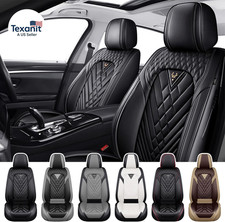 For Ford Mustang Car Seat Covers 2000-2026 Waterproof Nappa Leather Front Seat