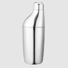 NUOVO Georg Jensen Cocktail Shaker Acciaio Inox Lucido a Specchio, Collezione SKY