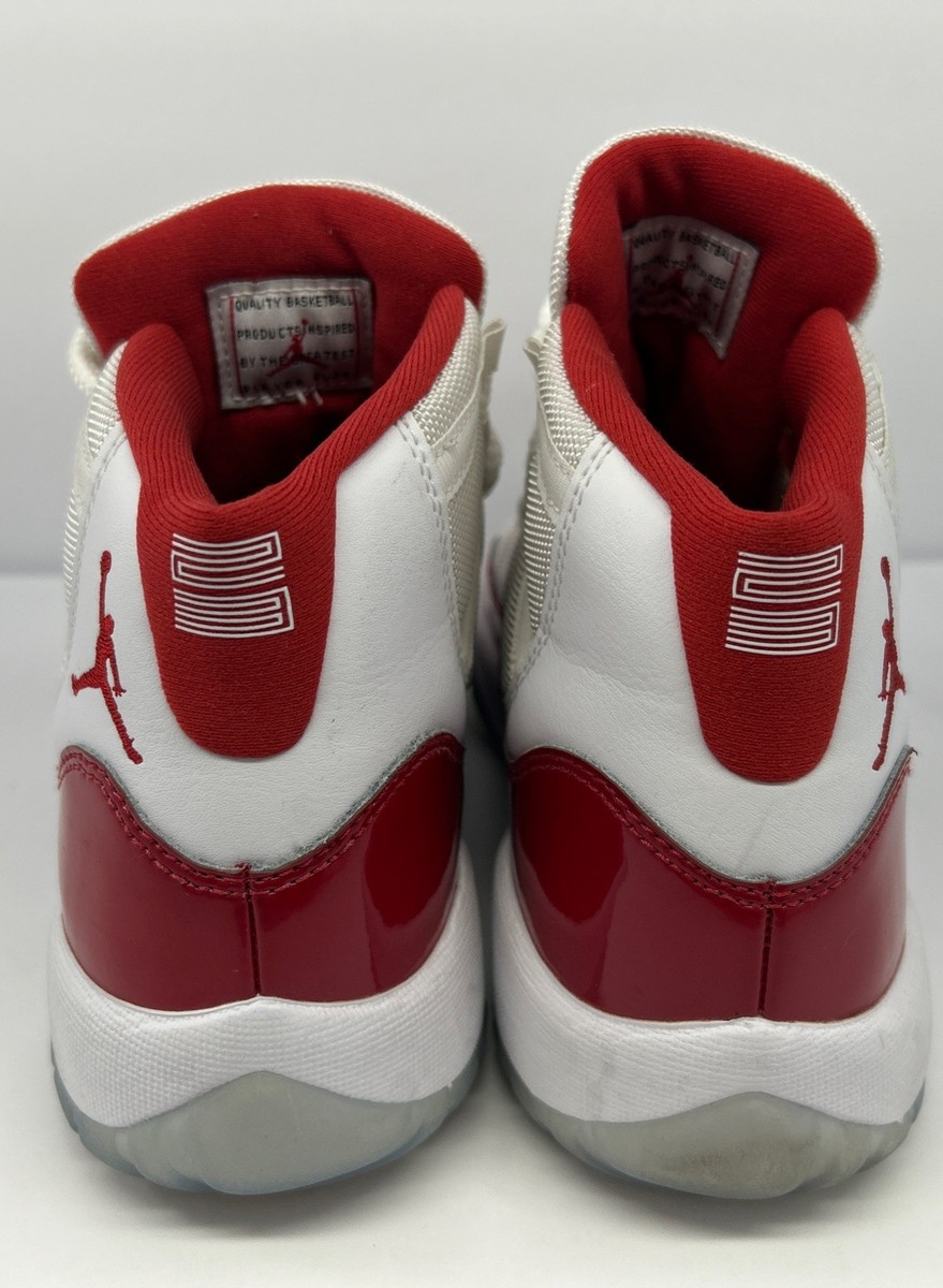 Nike Air Jordan 11 Retro High Cherry GS Size 6.5Y White/Red | eBay