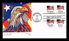 US COVER FOUR FLAGS FIRST DAY ISSUE COMBO WOODBLOCK PRINTED LIMITED EDITION