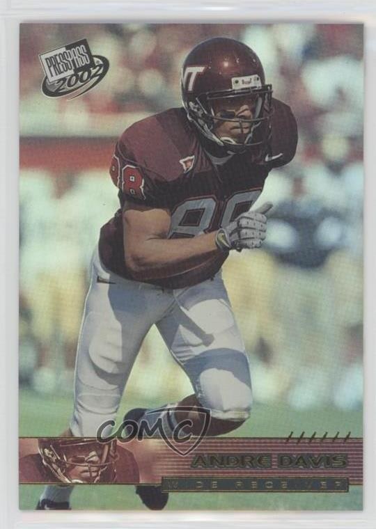 2002 Press Pass Reflectors 90/500 Andra Davis Andre Davis #R23 Rookie RC 0q3